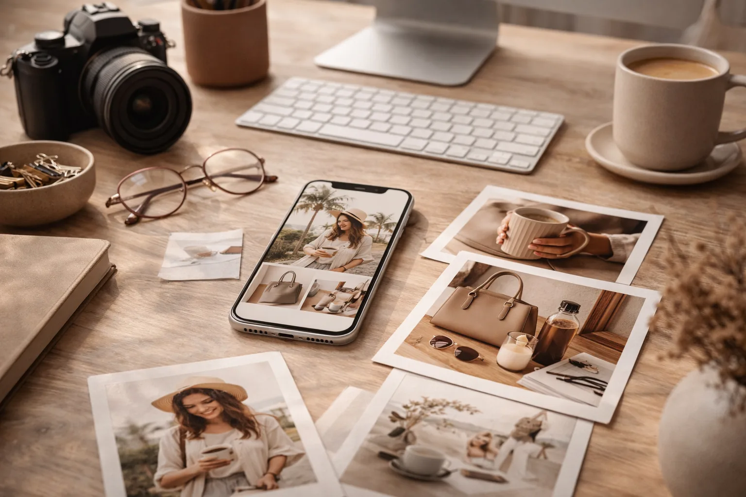 Social media posts and thumbnails